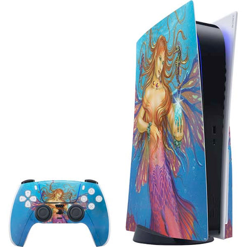 Mermaid Water Fairy by Ed Beard Jr PlayStation PS5 Skins
